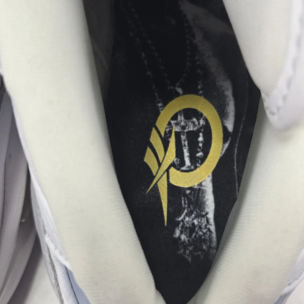 Reebok Question Mid Allen Iverson Men's White  Blue Basketball Sneakers Size 9.5 - Picture 12 of 15